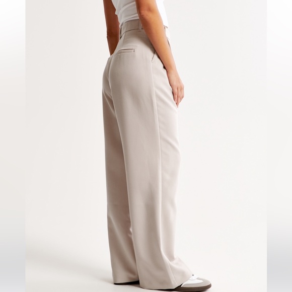 Curve Love A&F Sloane Tailored Wide Leg Pant - Picture 2 of 9